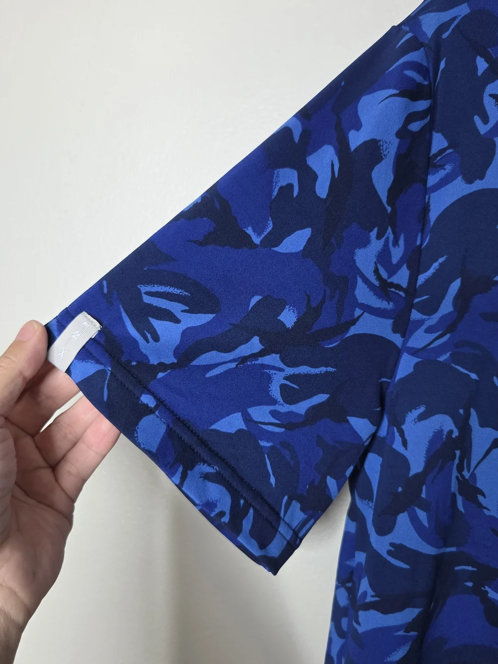 Ralph Lauren Blue Camouflage-Print Polo